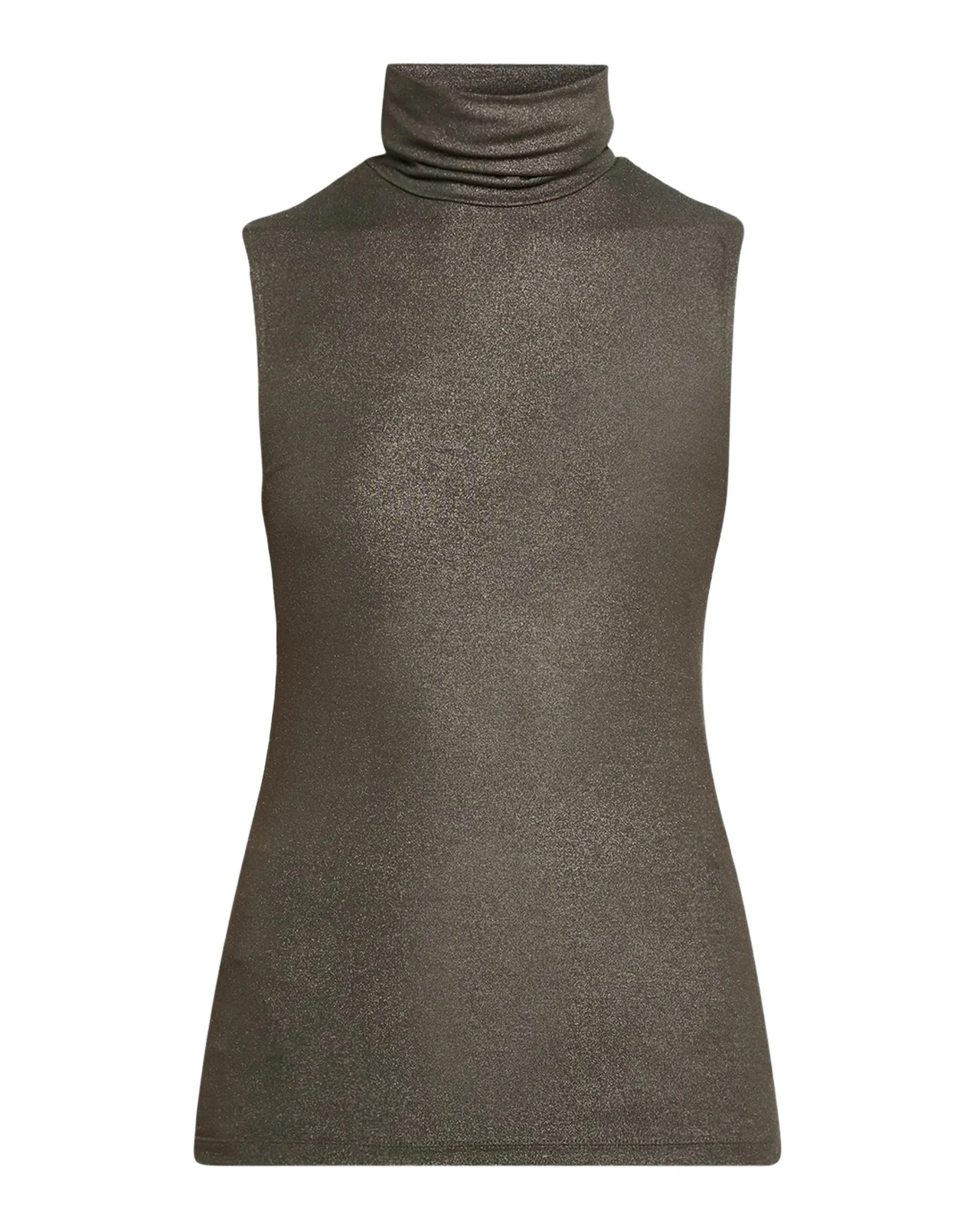 MAJESTIC FILATURES Soft Touch Metallic Turtleneck Top