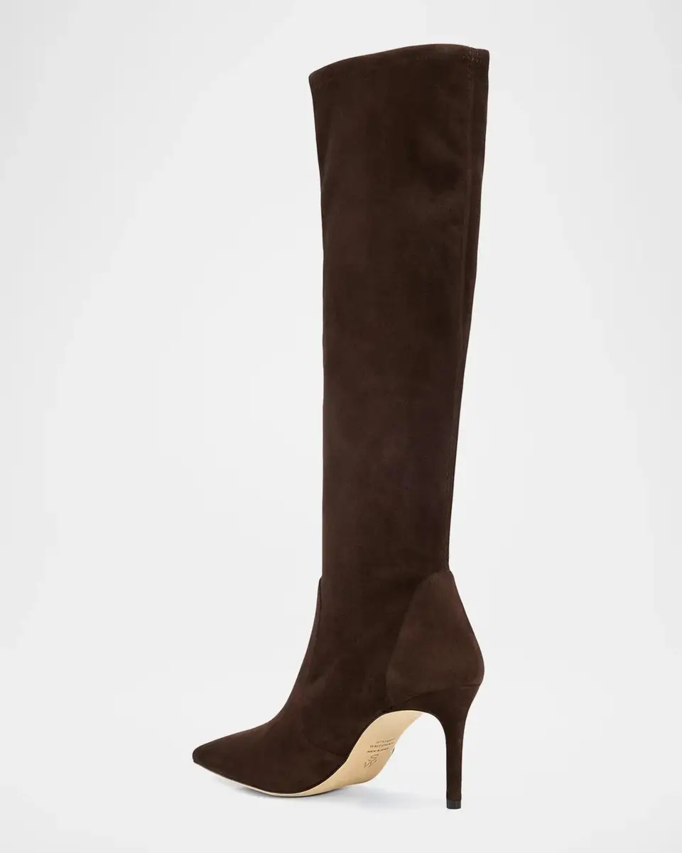 Stuart Weitzman 75mm Stuart Power Suede Knee-High Boots | Thumbnail 4 Stuart Weitzman 75mm Stuart Power Suede Knee-High Boots | Thumbnail 4