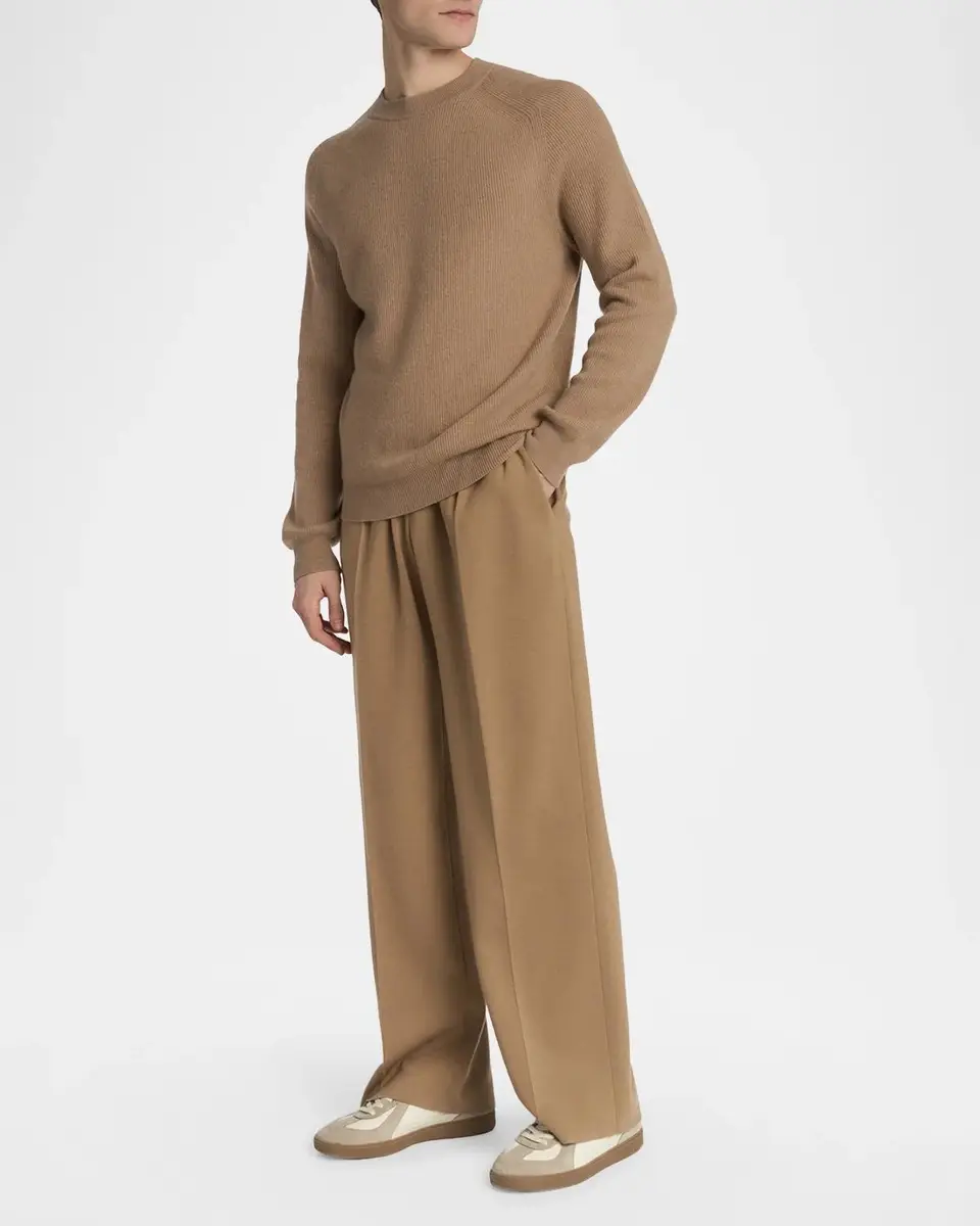 Malo Men's Ribbed Cashmere Sweater | Thumbnail 2