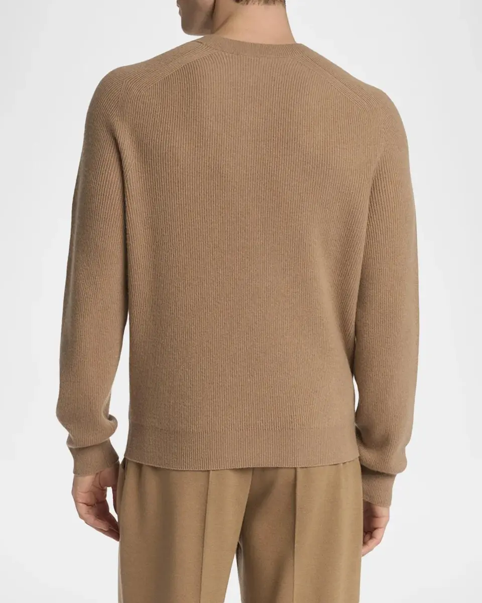 Malo Men's Ribbed Cashmere Sweater | Thumbnail 3