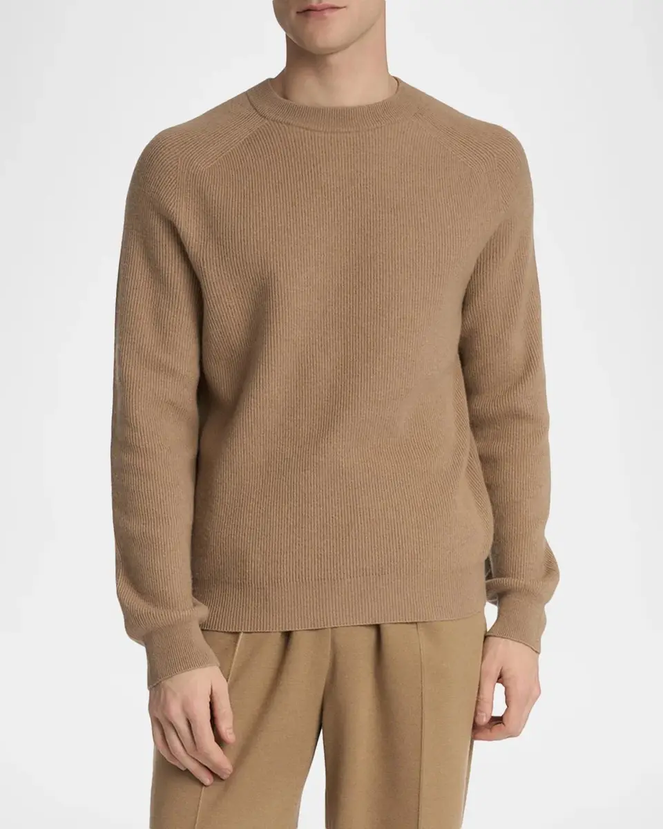 Malo Men's Ribbed Cashmere Sweater | Thumbnail 4