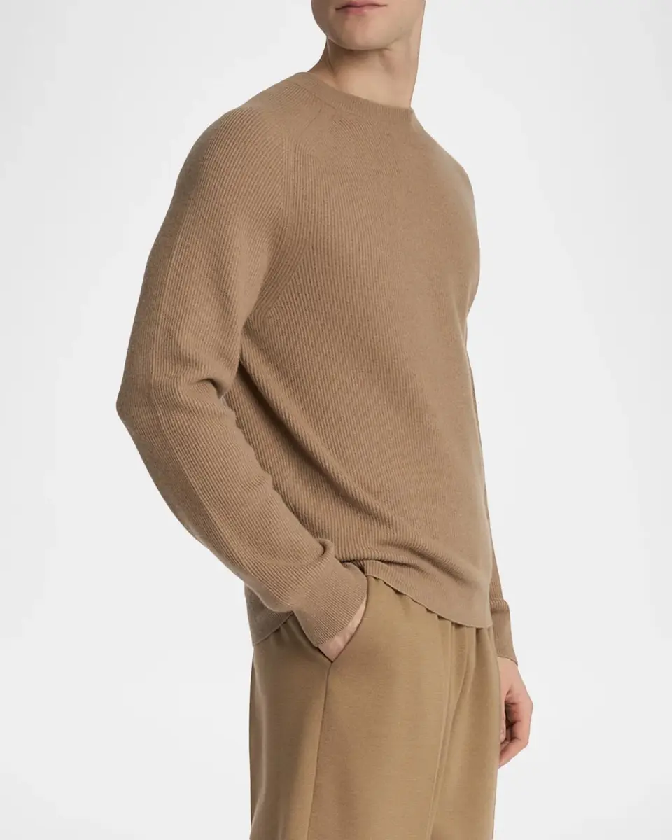 Malo Men's Ribbed Cashmere Sweater | Thumbnail 6