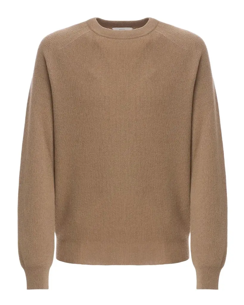 Men's Ribbed Cashmere Sweater Men's Ribbed Cashmere Sweater