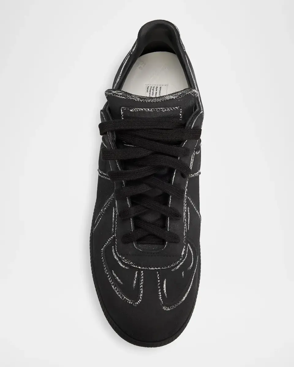 Maison Margiela Men's Replica Suede Low-Top Sneakers | Thumbnail 5 Maison Margiela Men's Replica Suede Low-Top Sneakers | Thumbnail 5