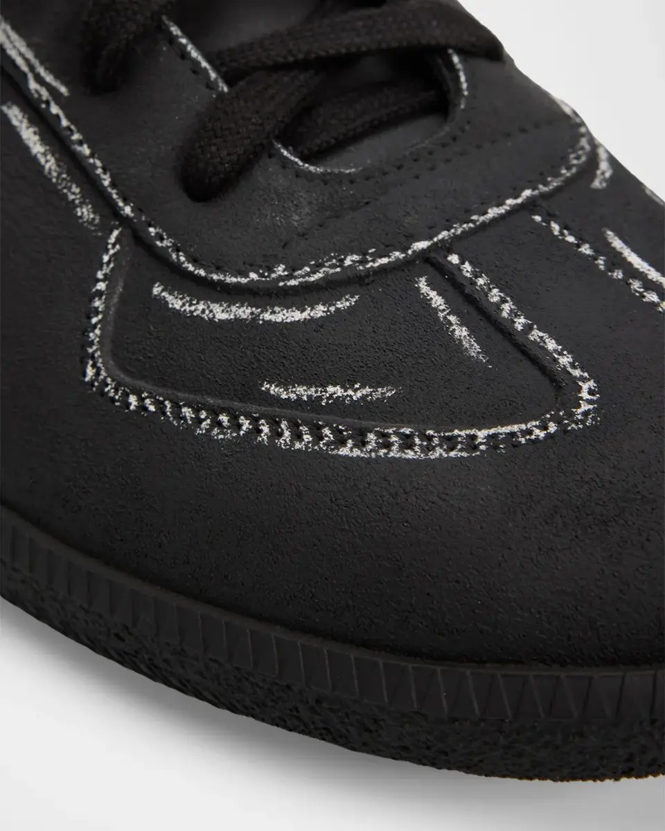 Maison Margiela Men's Replica Suede Low-Top Sneakers | Thumbnail 6 Maison Margiela Men's Replica Suede Low-Top Sneakers | Thumbnail 6