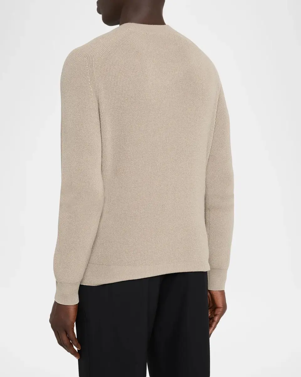 Malo Men's Ribbed Cashmere Sweater | Thumbnail 3 Malo Men's Ribbed Cashmere Sweater | Thumbnail 3
