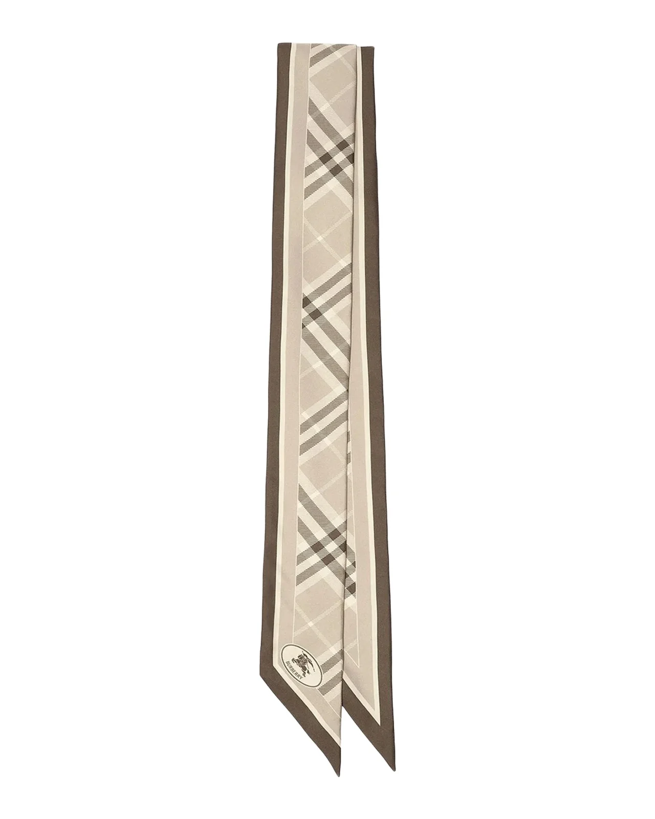 Burberry Bordered Check Cashmere Scarf