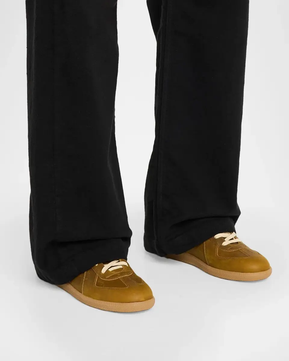 Maison Margiela Men's Replica Suede Low-Top Sneakers | Thumbnail 2 Maison Margiela Men's Replica Suede Low-Top Sneakers | Thumbnail 2