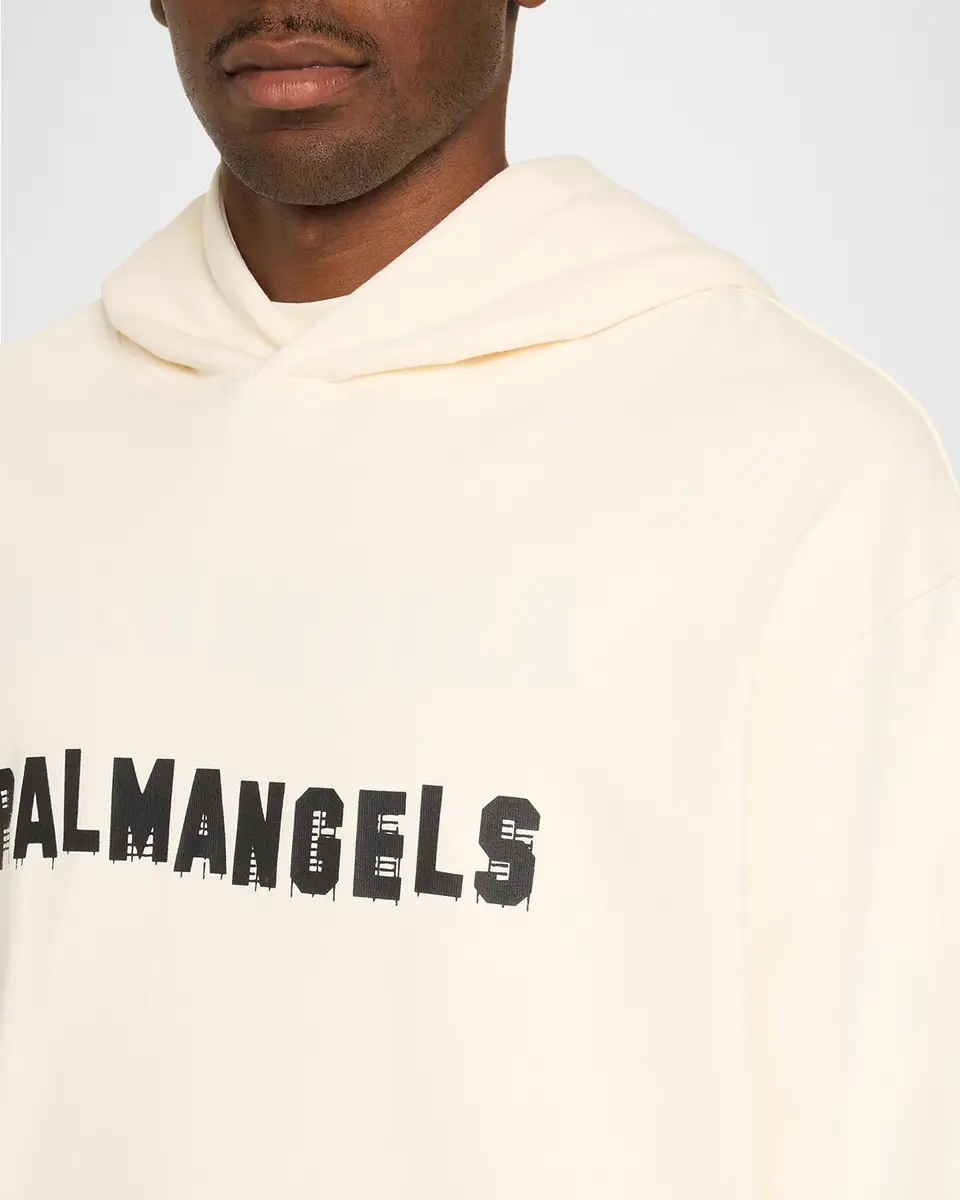 Palm Angels Men's Logo Cotton Hoodie | Thumbnail 5 Palm Angels Men's Logo Cotton Hoodie | Thumbnail 5