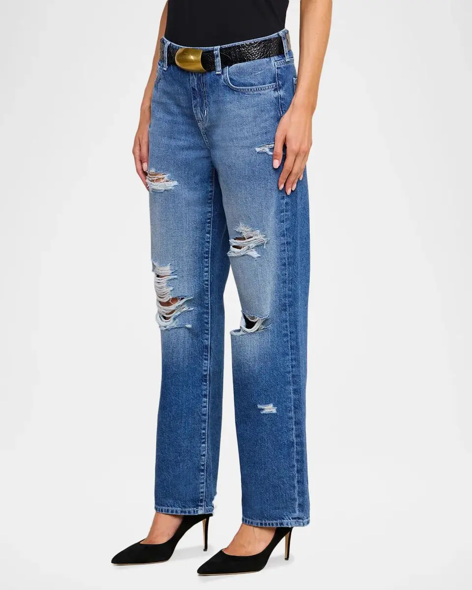 L'Agence Zelda Low-Rise Slouchy Straight-Leg Jeans | Thumbnail 5