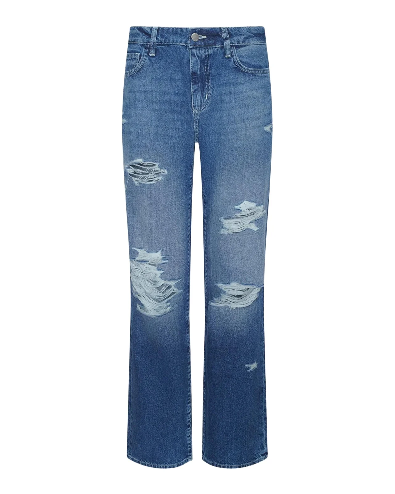 L'Agence Zelda Low-Rise Slouchy Straight-Leg Jeans