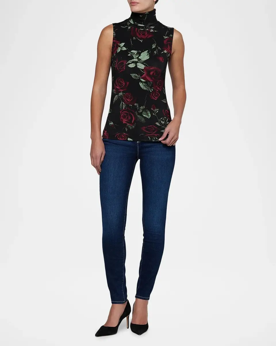 L'Agence Ceci Sleeveless Turtleneck Top | Thumbnail 2 L'Agence Ceci Sleeveless Turtleneck Top | Thumbnail 2