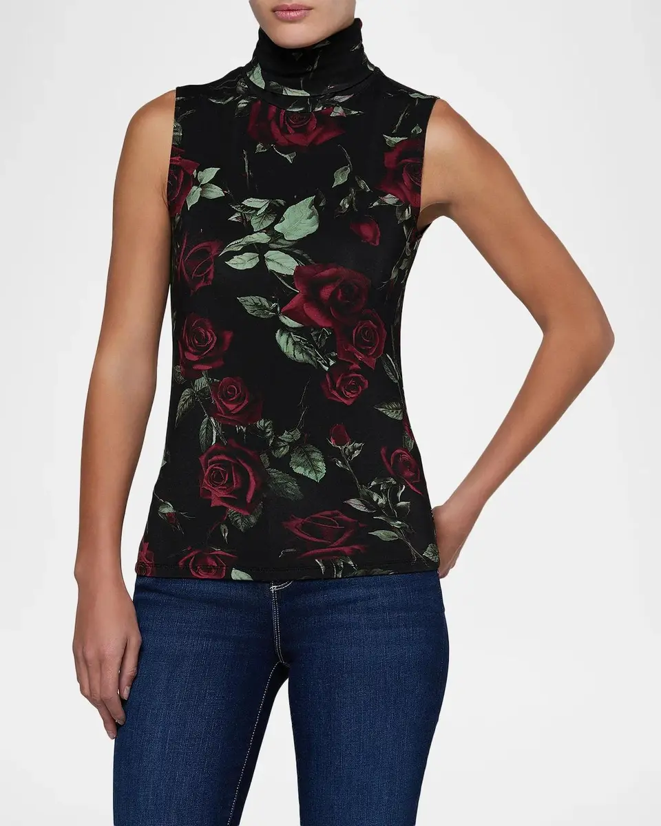 L'Agence Ceci Sleeveless Turtleneck Top | Thumbnail 4 L'Agence Ceci Sleeveless Turtleneck Top | Thumbnail 4