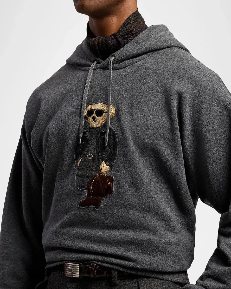Ralph Lauren Men's Polo Bear Cotton-Blend Fleece Hoodie | Thumbnail 5