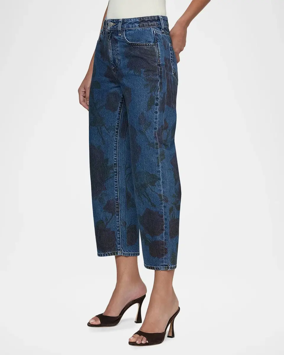 L'Agence Mallis High-Rise Bow-Leg Crop Jeans | Thumbnail 5 L'Agence Mallis High-Rise Bow-Leg Crop Jeans | Thumbnail 5