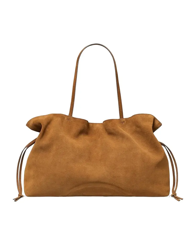 Tory Burch Elle Suede Drawstring Shoulder Bag
