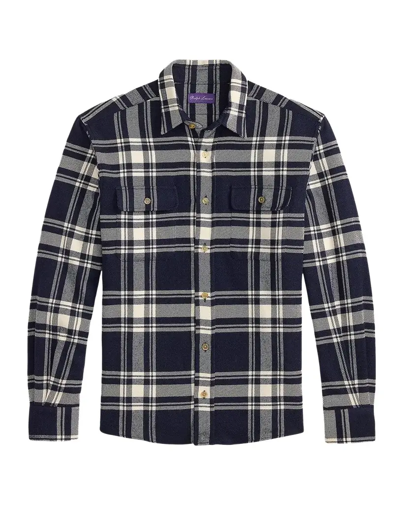 Ralph Lauren Men's Plaid Cotton Flannel Shirt | Thumbnail 1 Ralph Lauren Men's Plaid Cotton Flannel Shirt | Thumbnail 1