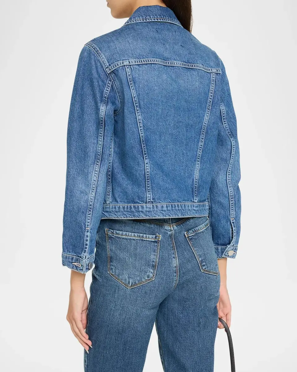 L'Agence Maven Slim Denim Jacket | Thumbnail 3 L'Agence Maven Slim Denim Jacket | Thumbnail 3