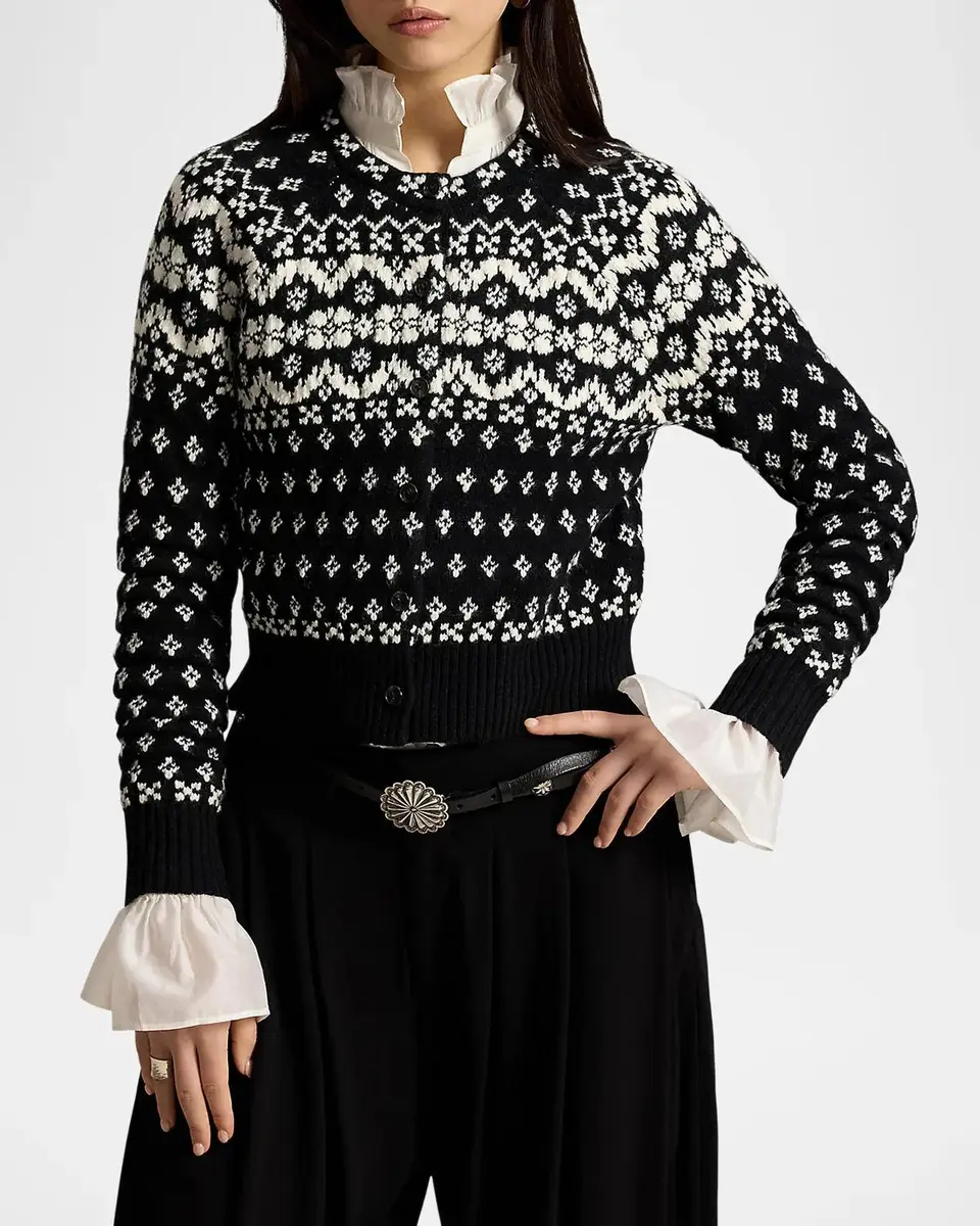 Ralph Lauren Fair Isle-Style Wool-Blend Cardigan | Thumbnail 4 Ralph Lauren Fair Isle-Style Wool-Blend Cardigan | Thumbnail 4