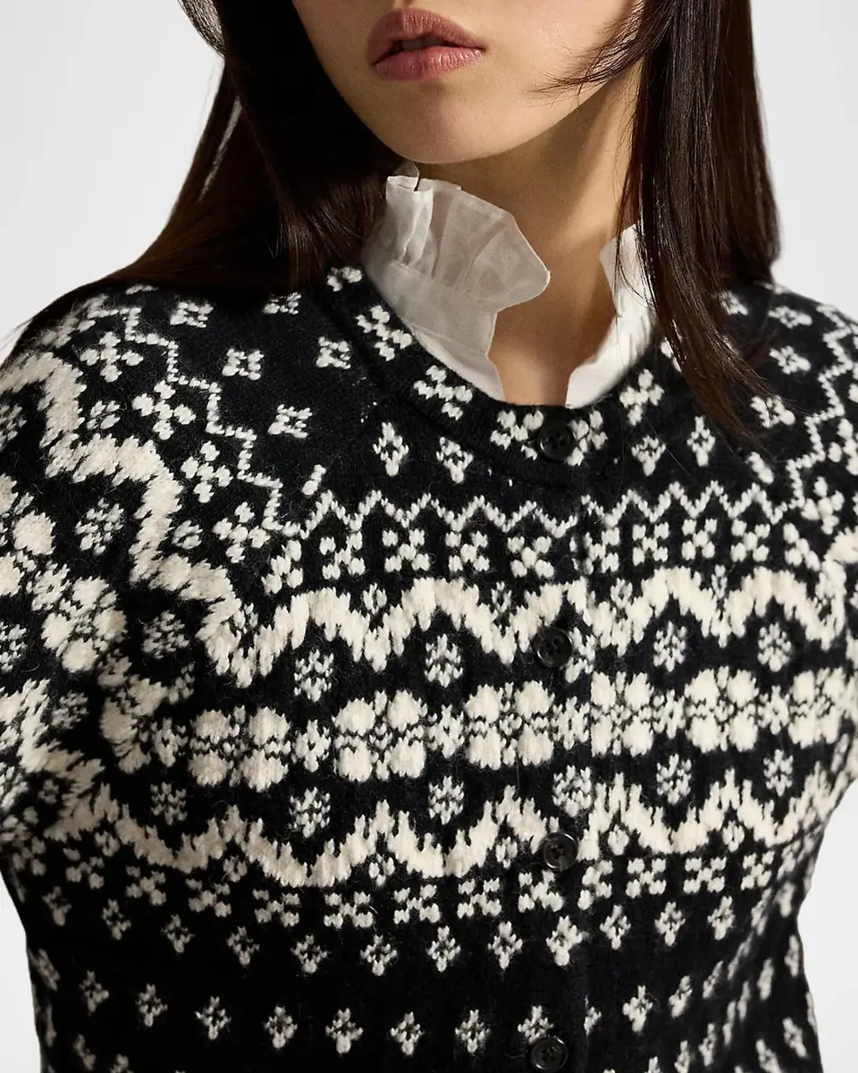 Ralph Lauren Fair Isle-Style Wool-Blend Cardigan | Thumbnail 5 Ralph Lauren Fair Isle-Style Wool-Blend Cardigan | Thumbnail 5