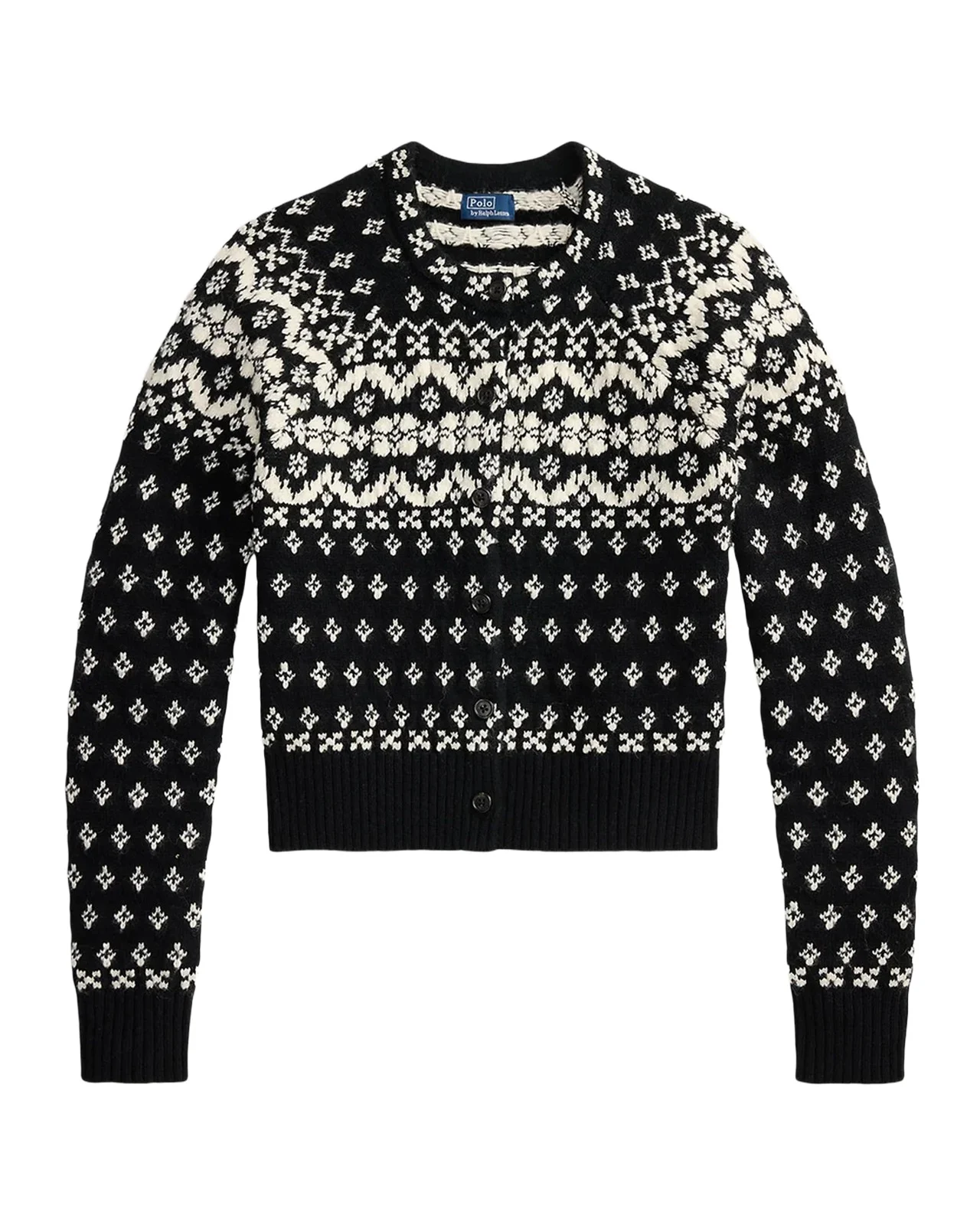 Ralph Lauren Fair Isle-Style Wool-Blend Cardigan