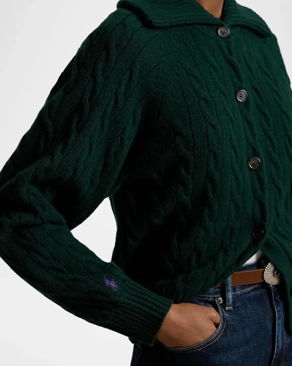 Ralph Lauren Cable-Knit Wool-Cashmere Cardigan | Thumbnail 5 Ralph Lauren Cable-Knit Wool-Cashmere Cardigan | Thumbnail 5