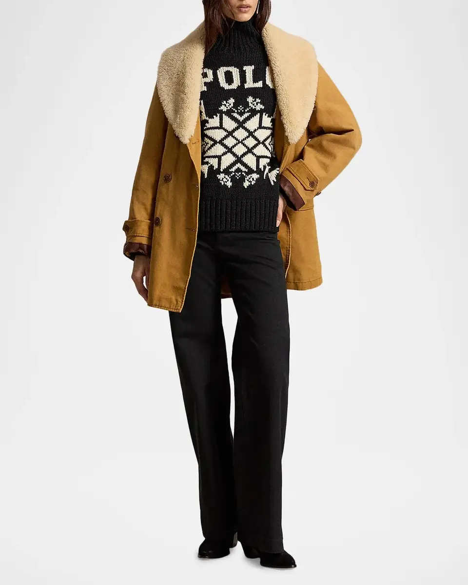 Ralph Lauren Snowflake Turtleneck Wool-Blend Sweater | Thumbnail 2 Ralph Lauren Snowflake Turtleneck Wool-Blend Sweater | Thumbnail 2