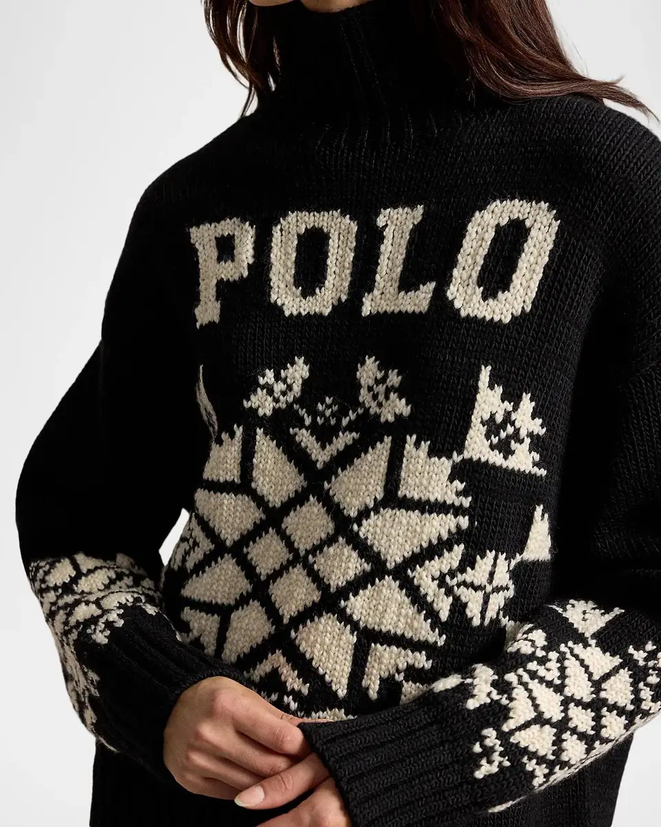 Ralph Lauren Snowflake Turtleneck Wool-Blend Sweater | Thumbnail 5 Ralph Lauren Snowflake Turtleneck Wool-Blend Sweater | Thumbnail 5