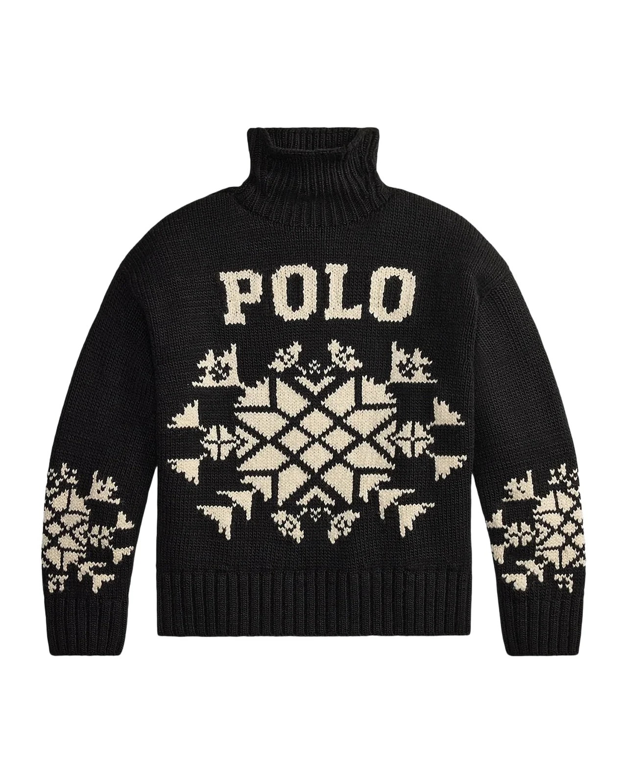 Snowflake Turtleneck Wool-Blend Sweater Snowflake Turtleneck Wool-Blend Sweater