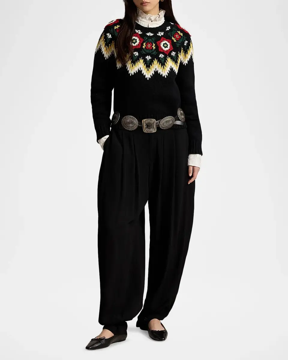 Ralph Lauren Fair-Isle-Inspired Wool-Cotton Sweater | Thumbnail 2 Ralph Lauren Fair-Isle-Inspired Wool-Cotton Sweater | Thumbnail 2