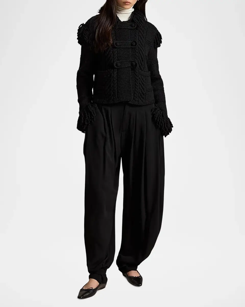 Ralph Lauren Pleated Crepe Jodhpur Pants | Thumbnail 2 Ralph Lauren Pleated Crepe Jodhpur Pants | Thumbnail 2