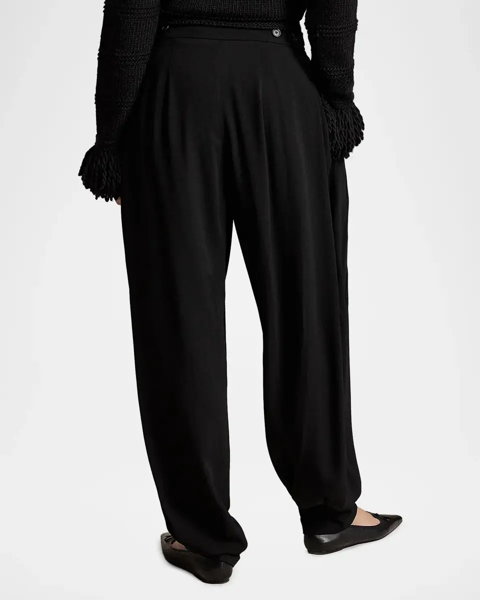 Ralph Lauren Pleated Crepe Jodhpur Pants | Thumbnail 3 Ralph Lauren Pleated Crepe Jodhpur Pants | Thumbnail 3