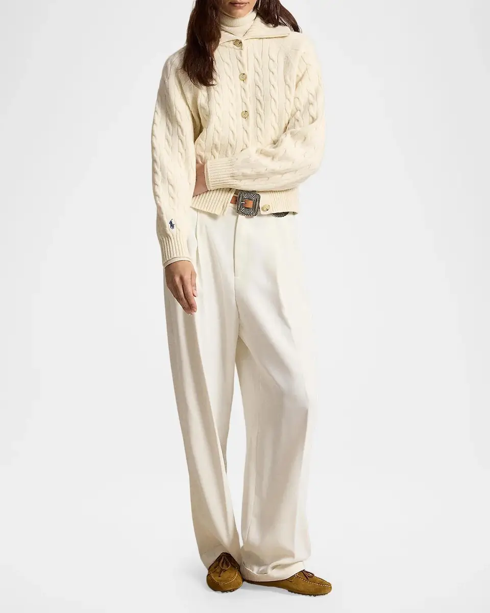 Ralph Lauren Cable-Knit Wool-Cashmere Cardigan | Thumbnail 2 Ralph Lauren Cable-Knit Wool-Cashmere Cardigan | Thumbnail 2