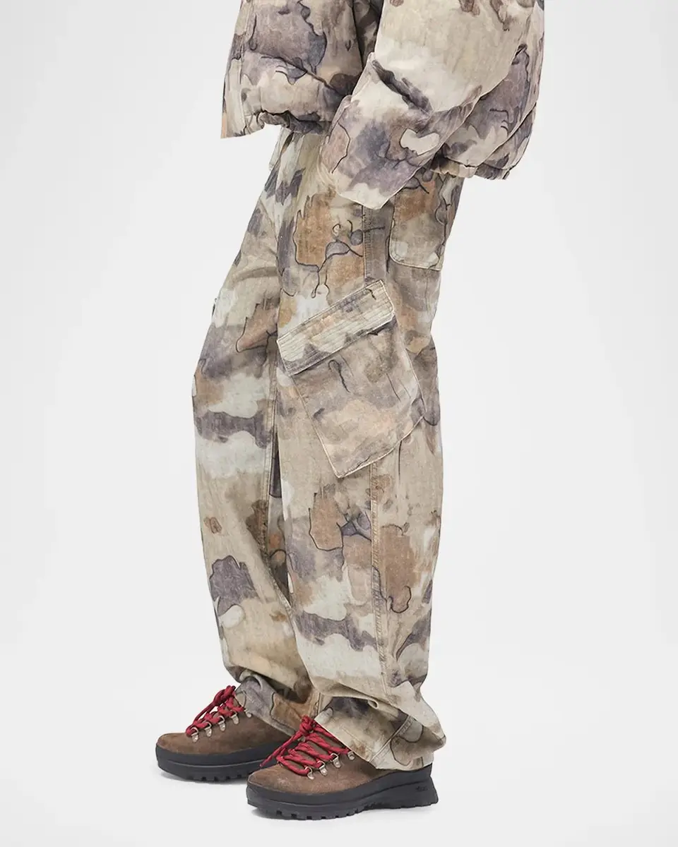 Represent Men's Camouflage Cotton Canvas Cargo Pants | Thumbnail 6 Represent Men's Camouflage Cotton Canvas Cargo Pants | Thumbnail 6