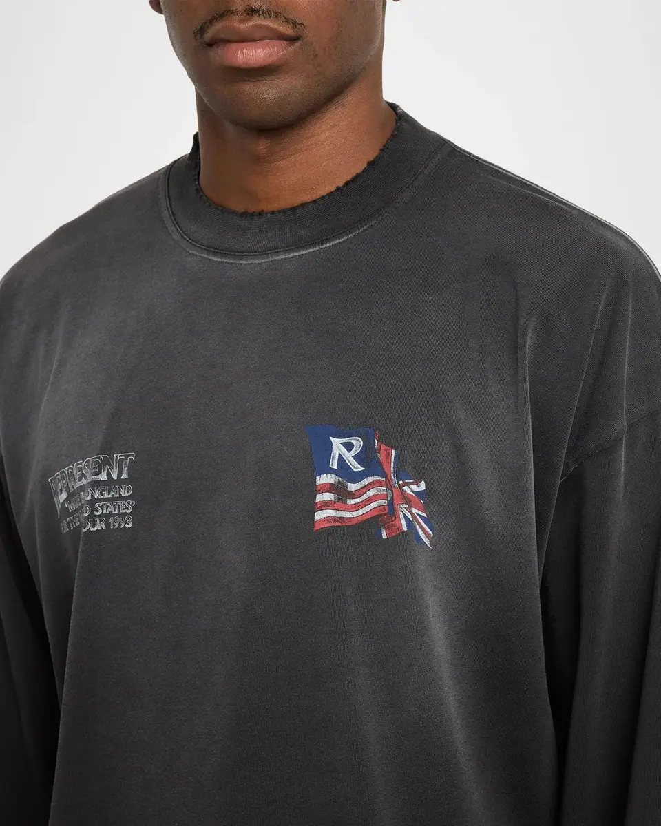 Represent Men's Tour 1993 Graphic Cotton Sweatshirt | Thumbnail 5 Represent Men's Tour 1993 Graphic Cotton Sweatshirt | Thumbnail 5