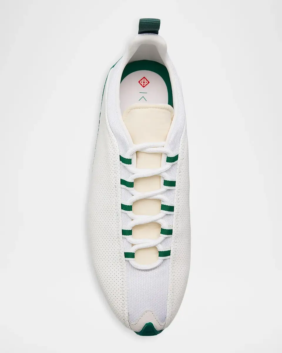 Casablanca Men's Logo Khopesh Leather Low-Top Sneakers | Thumbnail 3 Casablanca Men's Logo Khopesh Leather Low-Top Sneakers | Thumbnail 3
