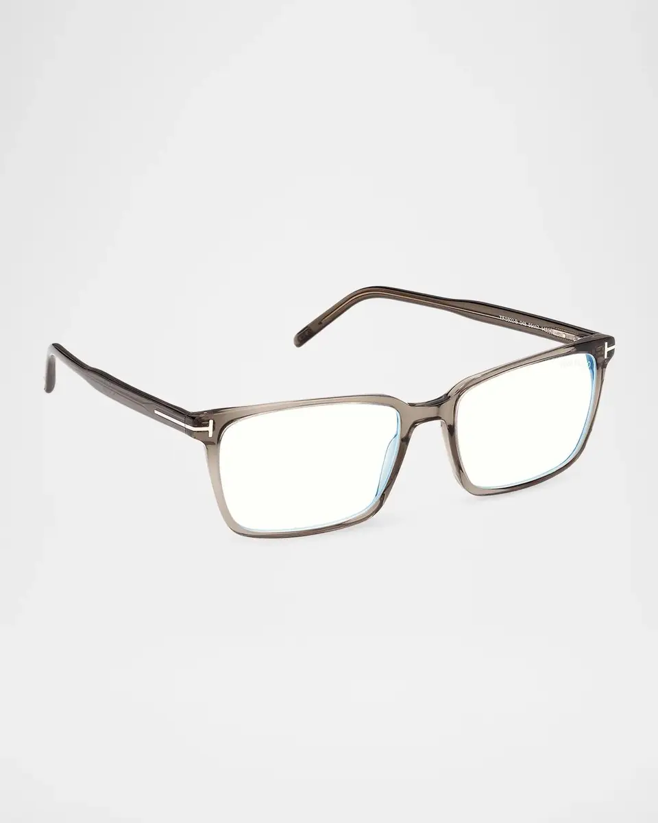 Tom Ford Men's 55MM Blue-Block Square Eyeglasses | Thumbnail 3 Tom Ford Men's 55MM Blue-Block Square Eyeglasses | Thumbnail 3