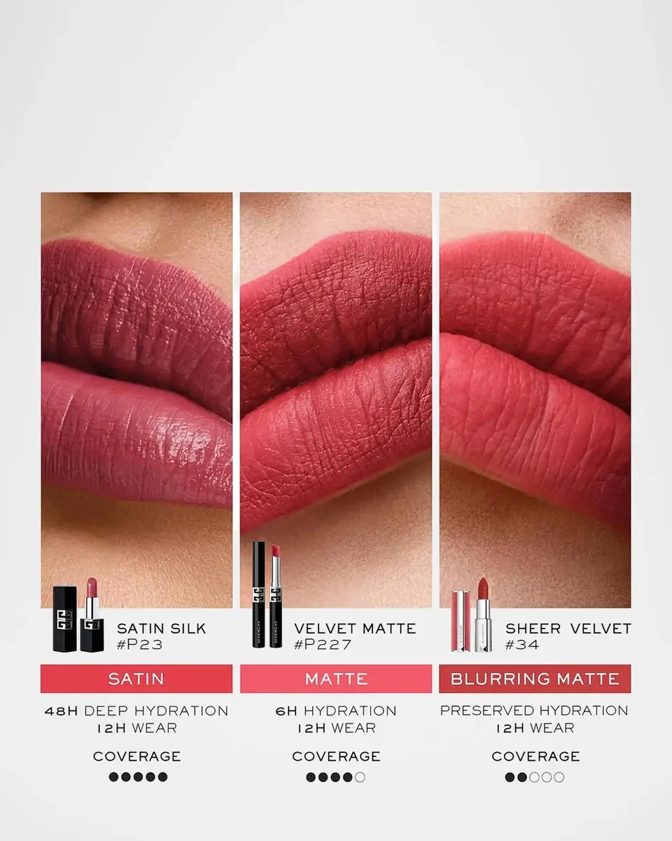 Givenchy Le Rouge Satin Silk Hydrating Long Wear Lipstick | Thumbnail 8 Givenchy Le Rouge Satin Silk Hydrating Long Wear Lipstick | Thumbnail 8