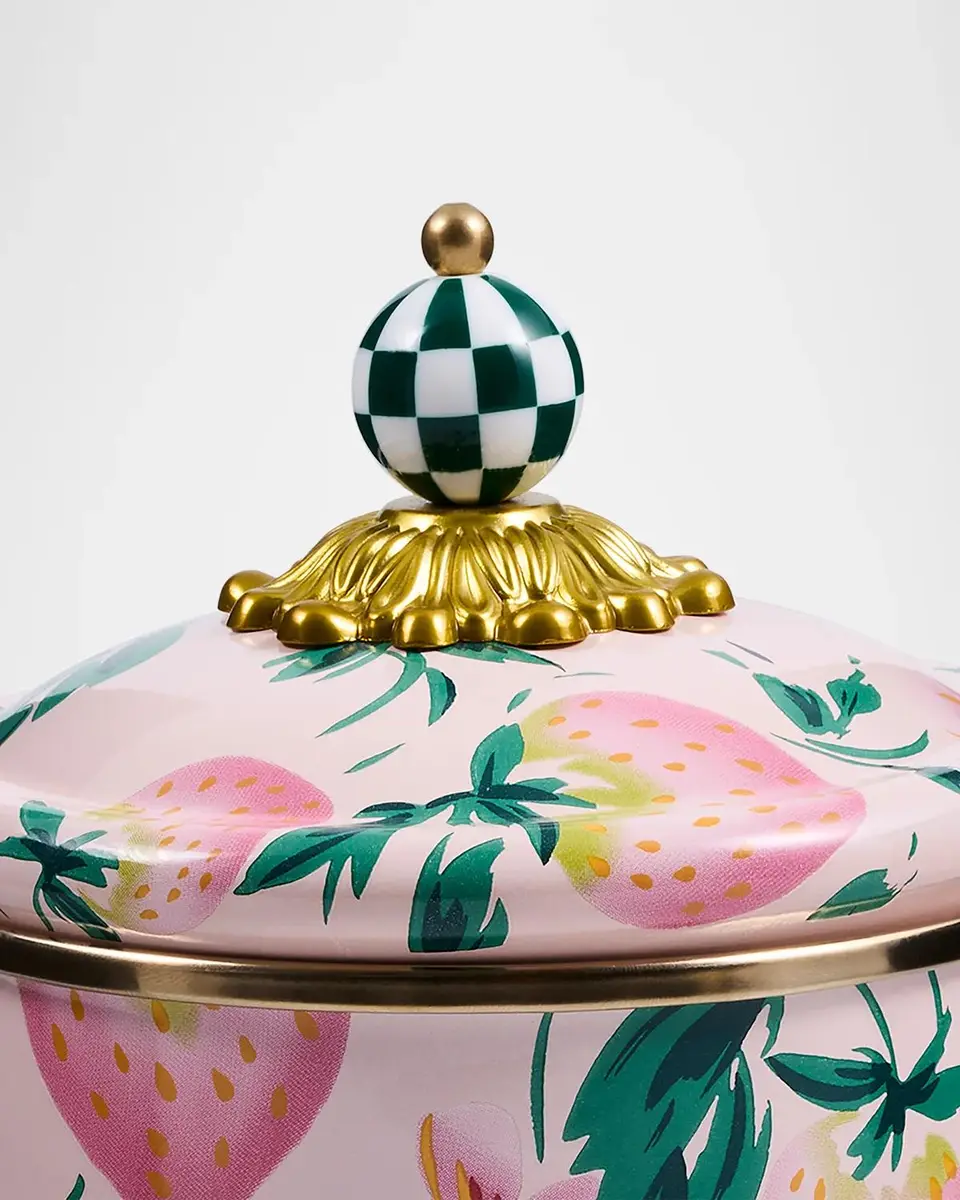 MacKenzie-Childs Small Strawberry Canister | Thumbnail 2 MacKenzie-Childs Small Strawberry Canister | Thumbnail 2