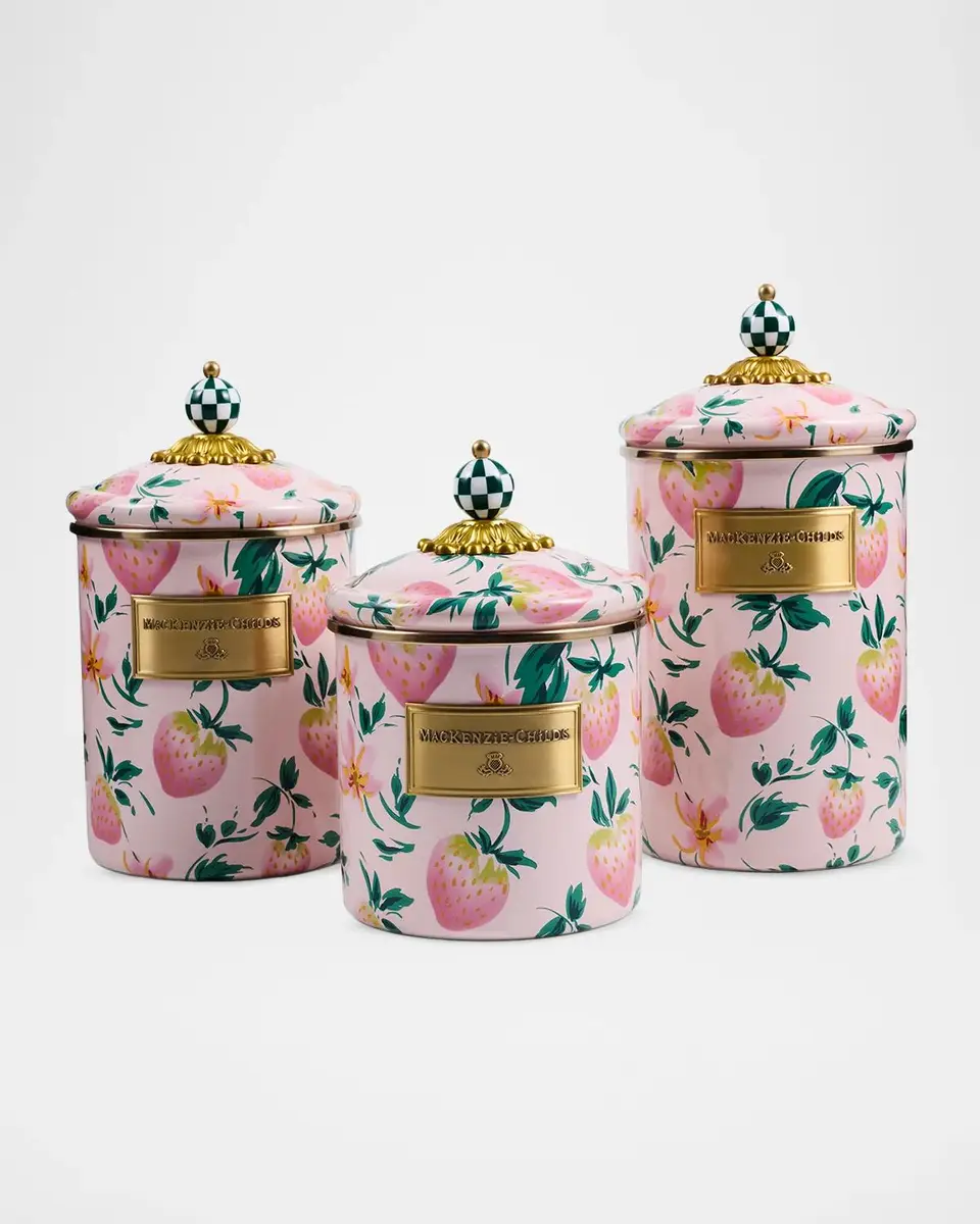 MacKenzie-Childs Small Strawberry Canister | Thumbnail 3 MacKenzie-Childs Small Strawberry Canister | Thumbnail 3