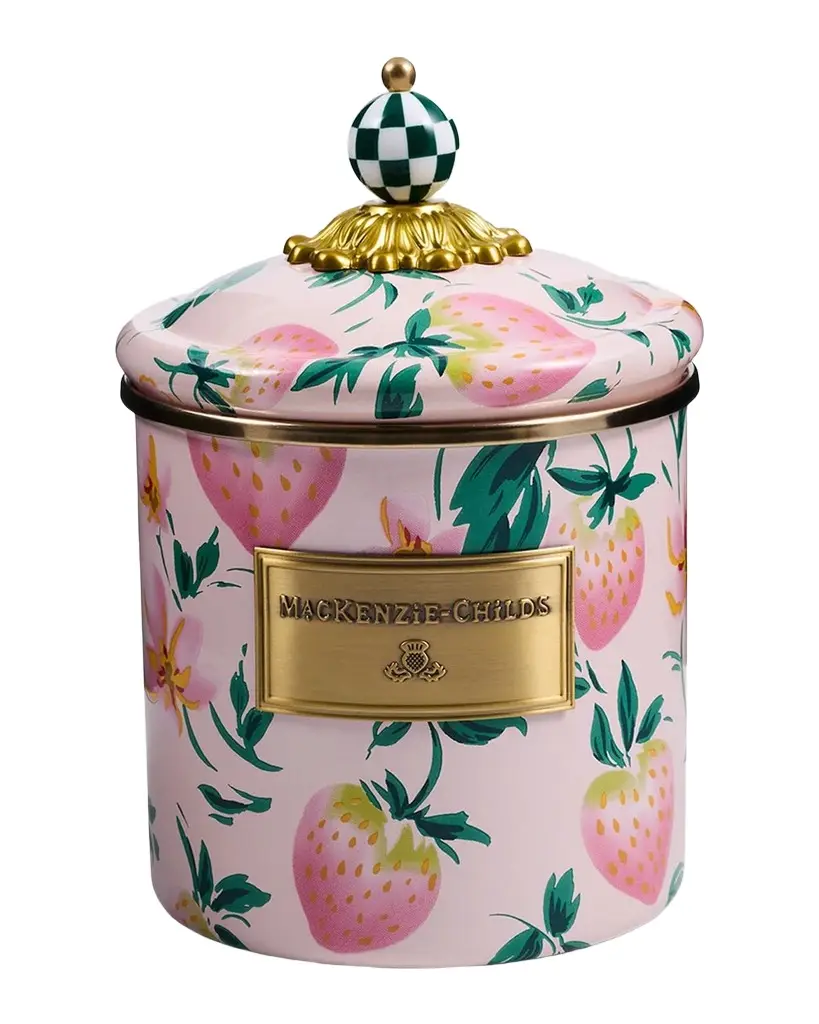 Small Strawberry Canister