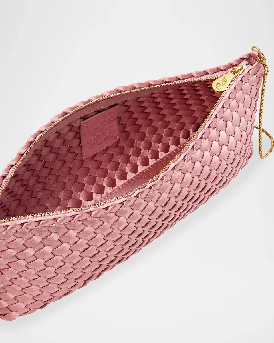 Naghedi Gala Woven Satin Clutch | Thumbnail 4 Naghedi Gala Woven Satin Clutch | Thumbnail 4