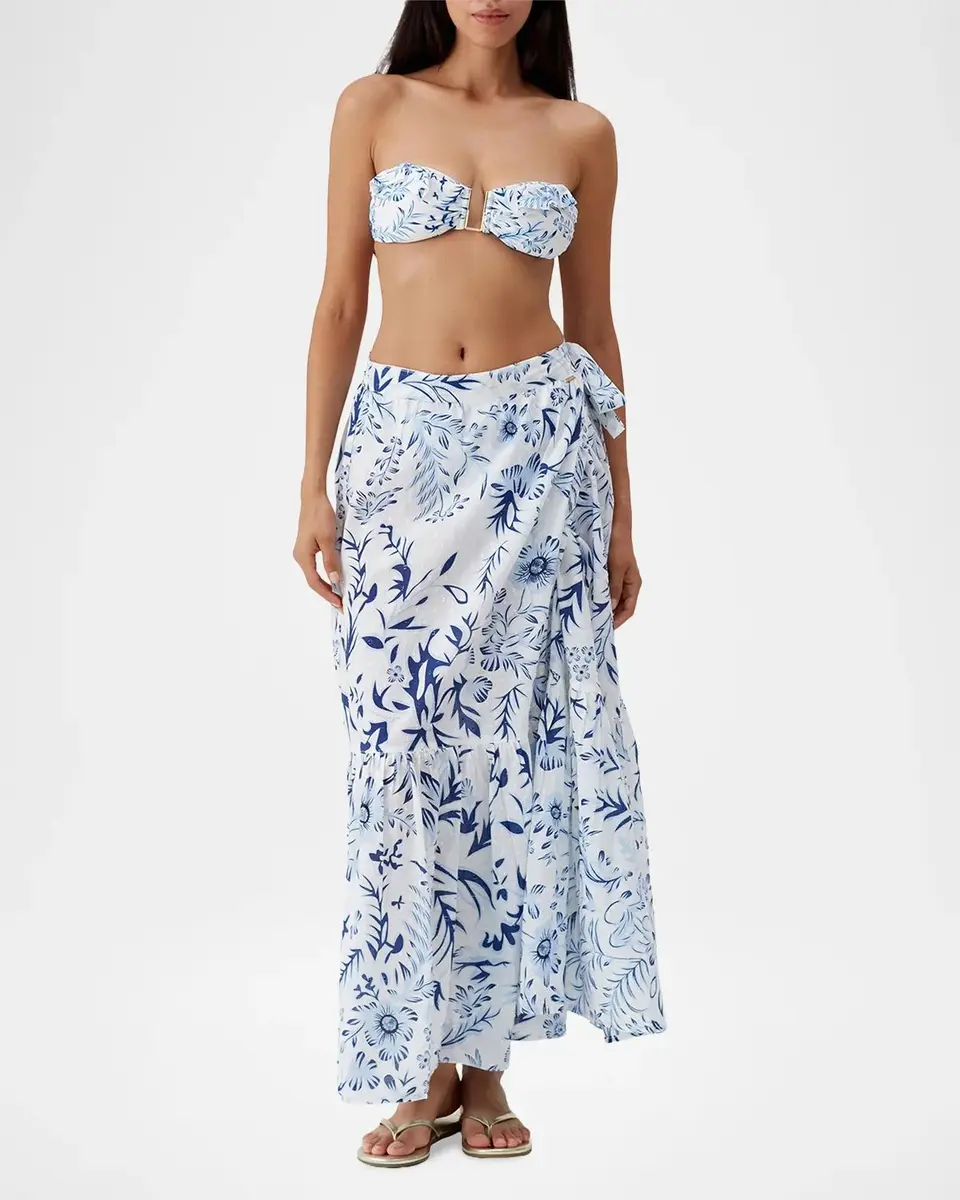 Melissa Odabash Monroe Wrap Coverup Maxi Skirt | Thumbnail 2 Melissa Odabash Monroe Wrap Coverup Maxi Skirt | Thumbnail 2