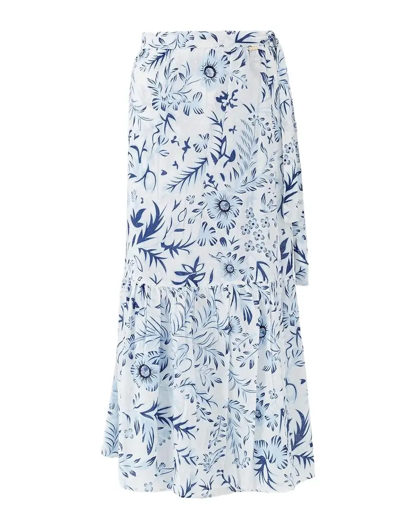 Melissa Odabash Monroe Wrap Coverup Maxi Skirt