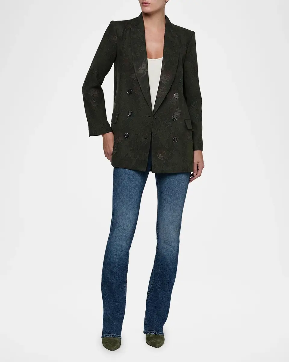 L'Agence Jayda Relaxed Double-Breasted Blazer | Thumbnail 2