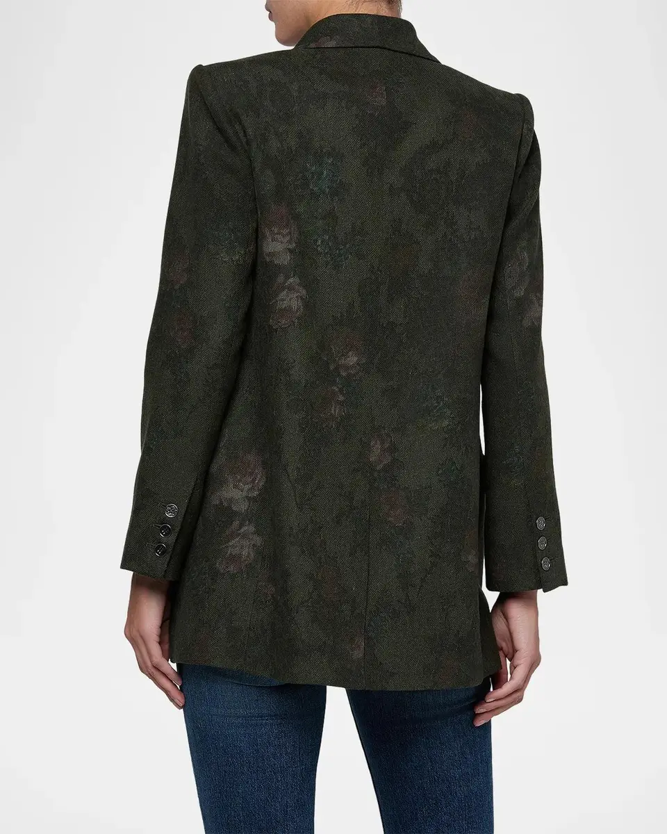 L'Agence Jayda Relaxed Double-Breasted Blazer | Thumbnail 3