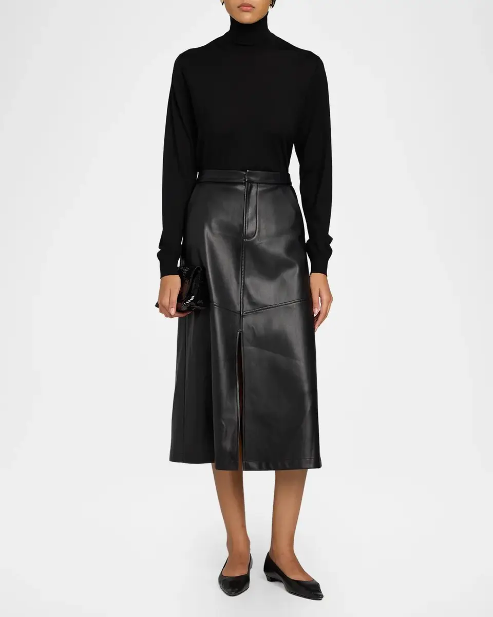 L'Agence Robyn A-Line Midi Skirt | Thumbnail 2