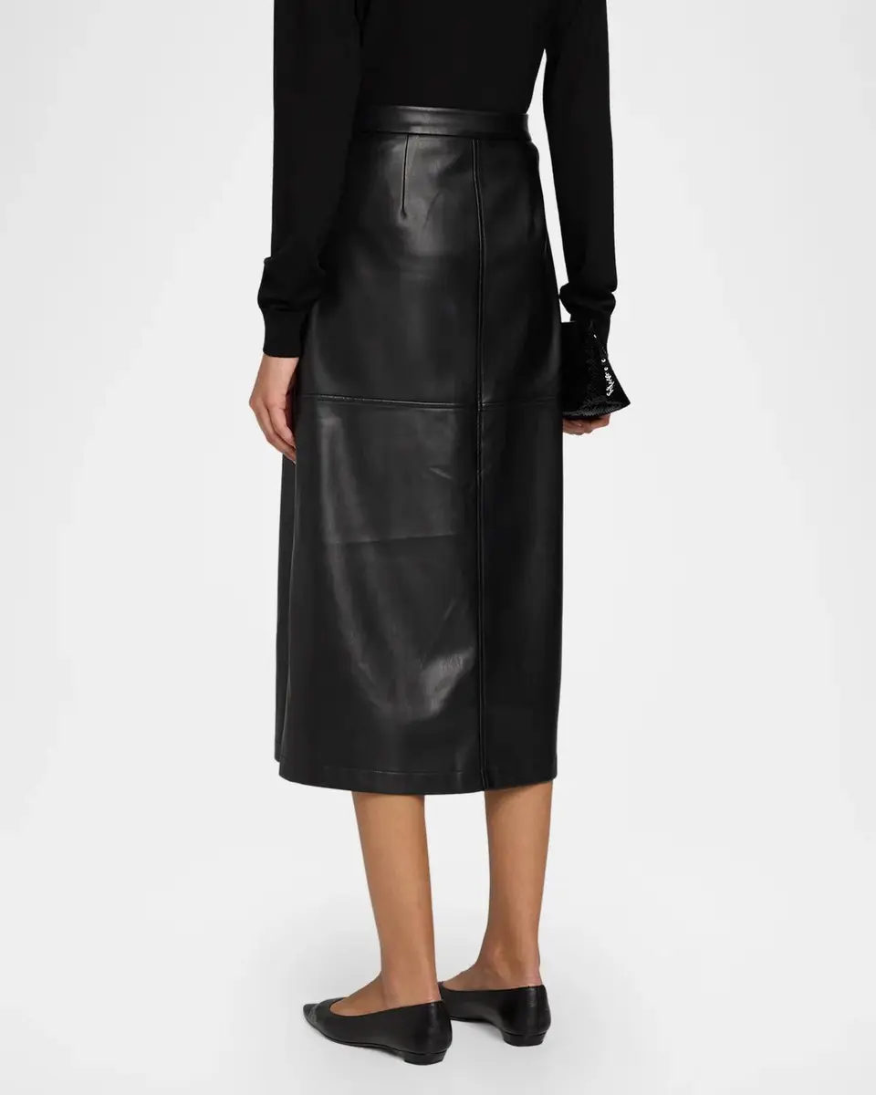 L'Agence Robyn A-Line Midi Skirt | Thumbnail 3