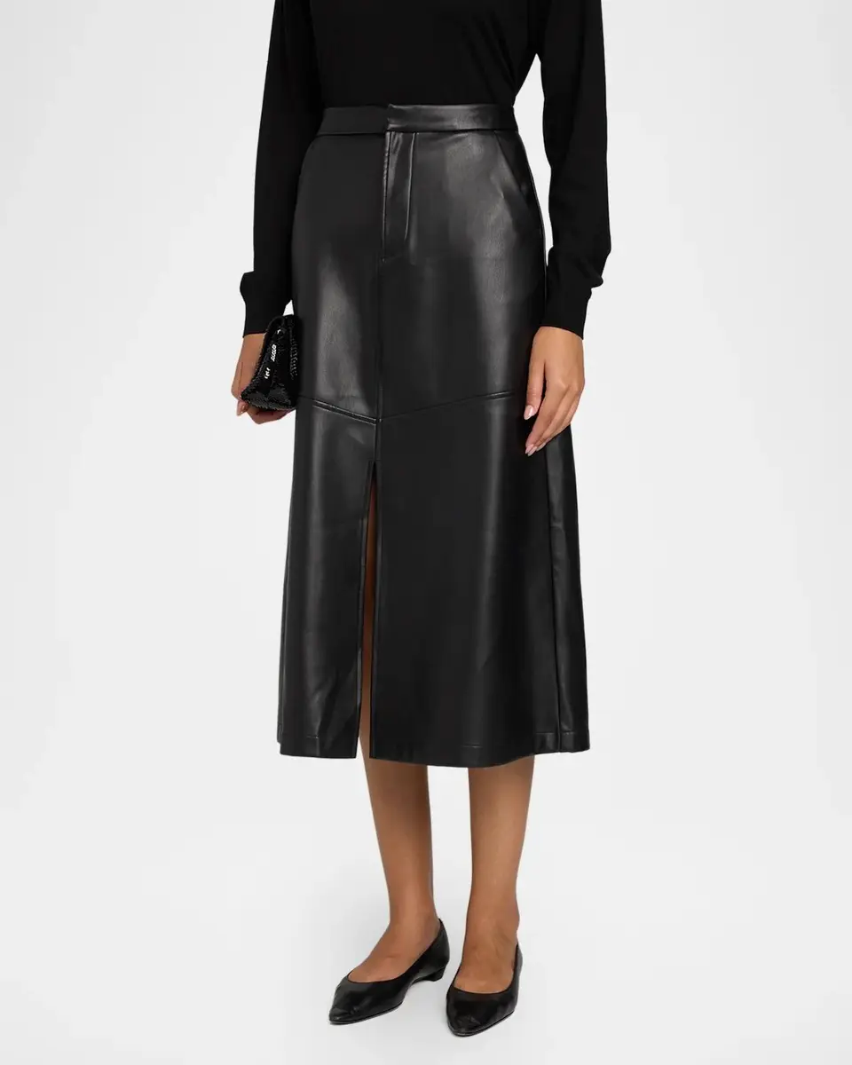 L'Agence Robyn A-Line Midi Skirt | Thumbnail 4