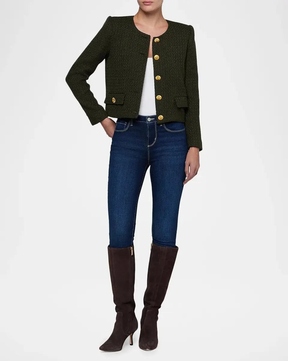 L'Agence Zell Collarless Jacket | Thumbnail 2